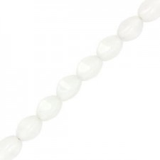 Czech Pinch beads 5x3mm Chalk white 03000
